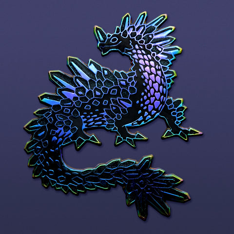 Obsidian Dragon Pin