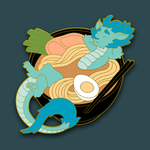 Ramen Dragon Pin