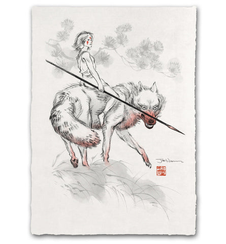'Wolf Girl' Giclée Print
