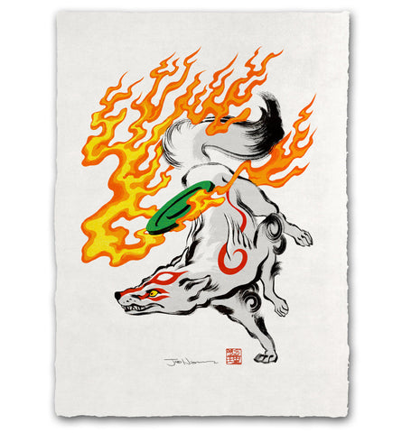 'Wolf Goddess' Giclée Print